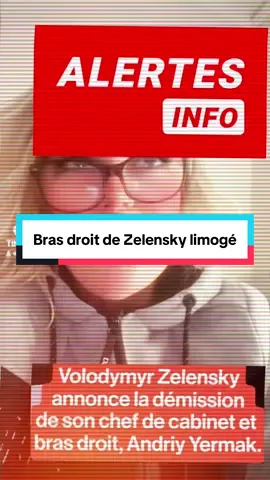 #numero #2#ukraine🇺🇦 le bras droit de Zelensky vient d’être limogé pour corruption! C’est le deuxième homme le plus puissant d’Ukraine, après Zelensky, et il a même participé au plan de paix qu’avait organisé Trump! Ça sent pas bon pour Pour Zelenski, à mon avis c’est le prochain qui va sauter.