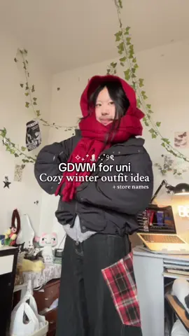🧣❆ Cozy winter outfit idea for school or college ⋆˚࿔  #winteroutfitideas #cozyoutfit #schooloutfit #gdwm @aelfriceden_official @Cider @Lewkin @en route jewelry @Ouder Fashion & Design Shoes 
