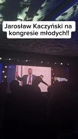 Jarosław Kaczyński na ECR komgres młodych!! #dc #memokracja #kaczyński  #młodzież #konserwatyści 
