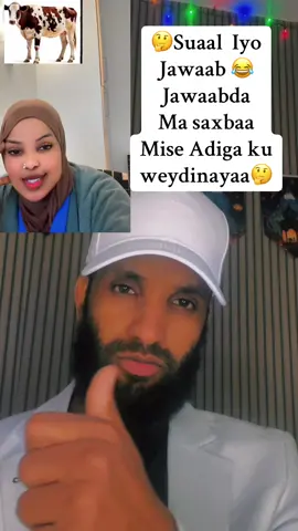 Jawaabda ma saxba mise waa qalad Adiga ?