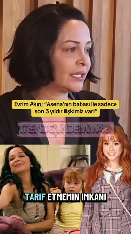 Evrim Akın, Asena Keskinci’nin iddialarından sonra basın açıklaması yaptı!  #evrimakın #asenakeskinci #babası #ilişki #magazin 