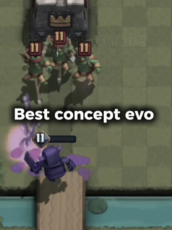 Best concept evo  #clashroyale #clashroyalememes #evolutionchallenge #clashroyalemoments #fly 