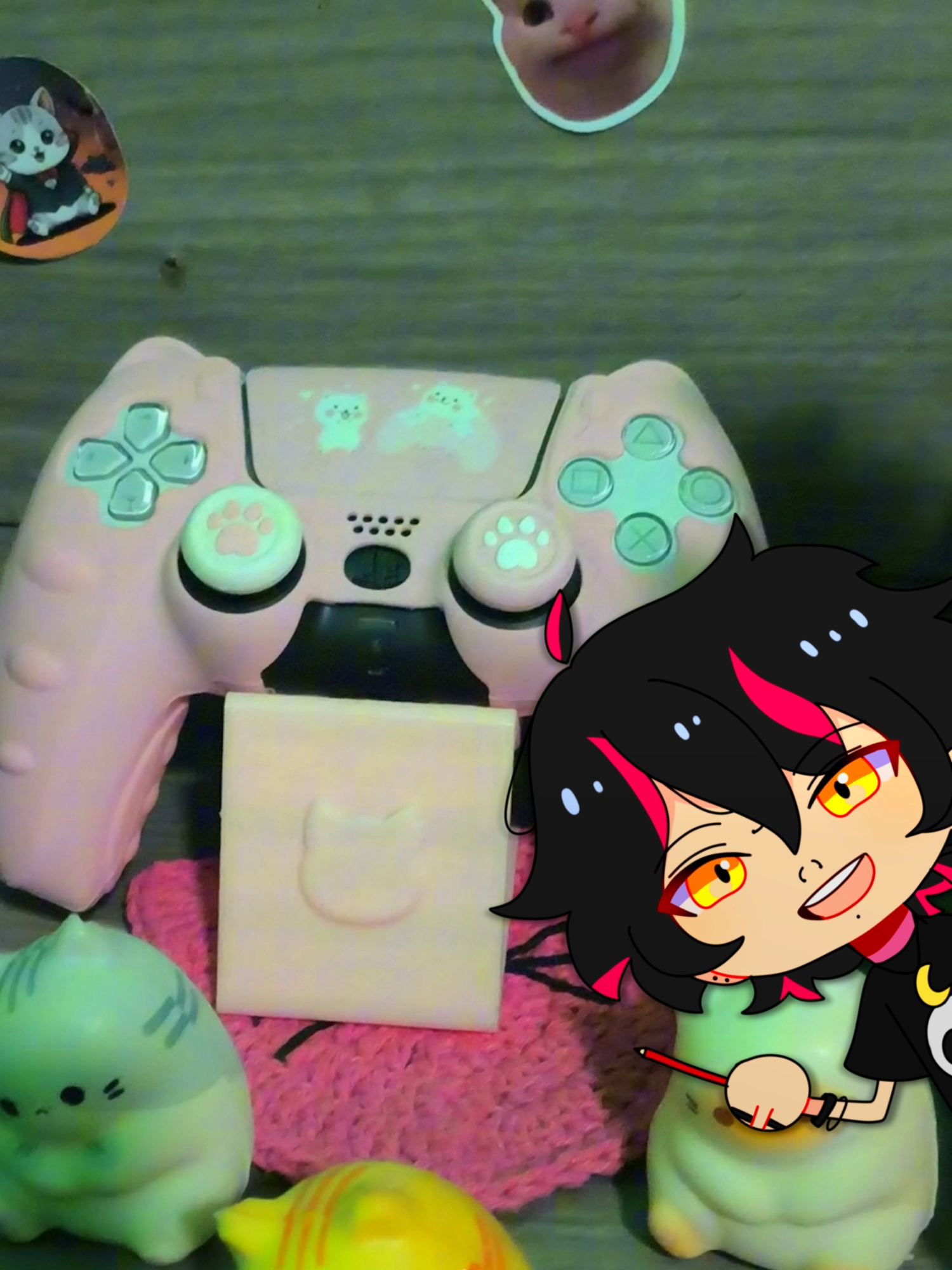 ✮⋆˙ Personalizei meu controle de uma forma meio suspeita 🤡 #foryou#tiktok