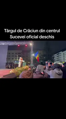 Târgul de Crăciun din centrul Sucevei oficial deschis #romania #suceava #bucovina   