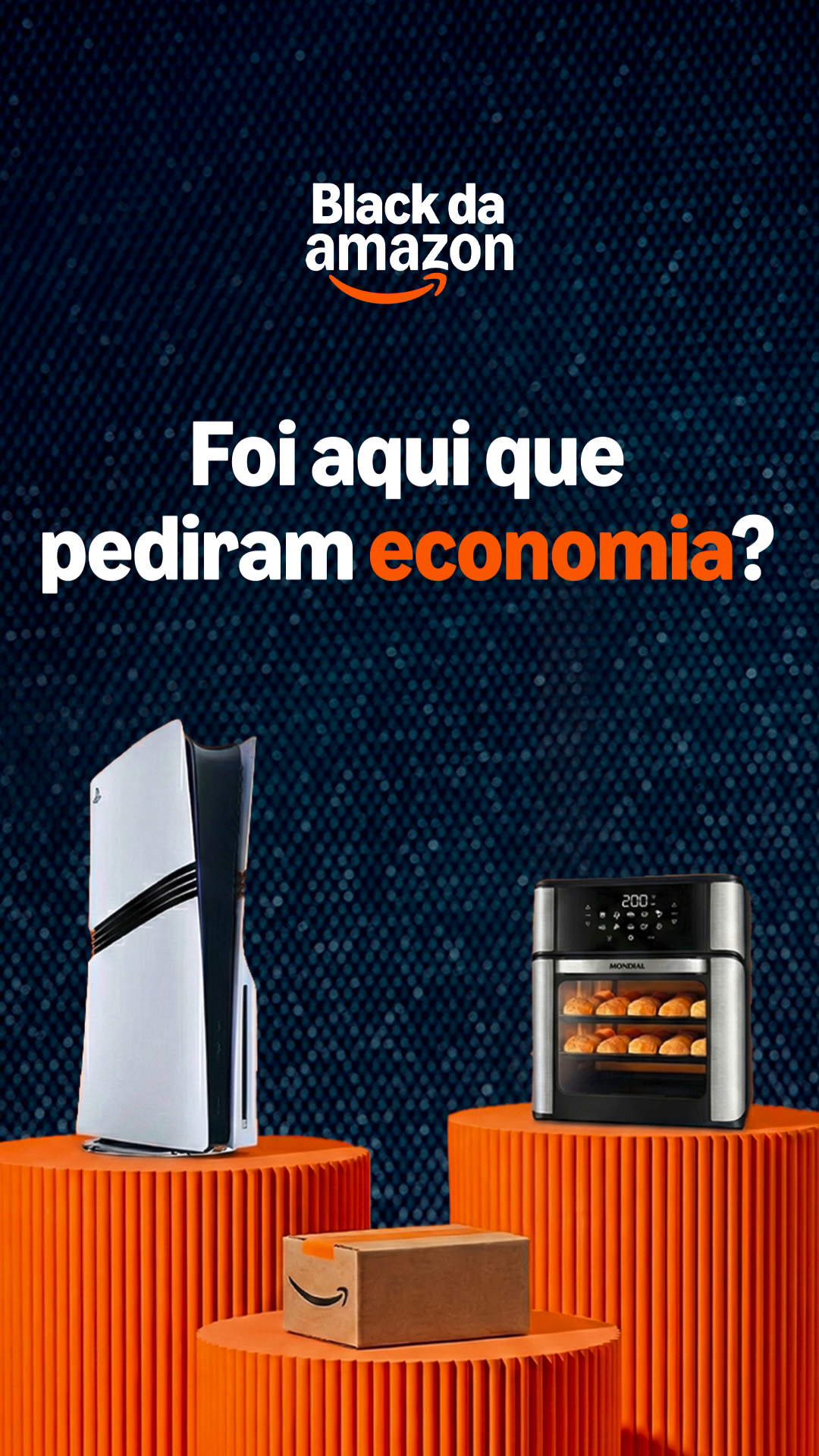 Cuponagem no modo turbo! ⚡ Na Black da Amazon, tem cupom novo liberado a cada meia hora e com frete grátis pra você economizar enquanto abastece o carrinho 🛒💛 Baixe o app e aproveite tudo 📲 👉 Saiba mais em amazon.com.br/fretegratisnaamazon #AmazonBrasil #BlackFridayAmazon #BlackdaAmazon #TemNaAmazon