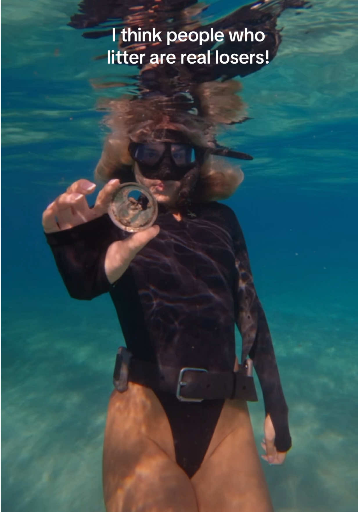 Not all heros wear capes 🤷🏼‍♀️😌 #diver #oceanlife #hawaii #pollution #creatorsearchinsights 