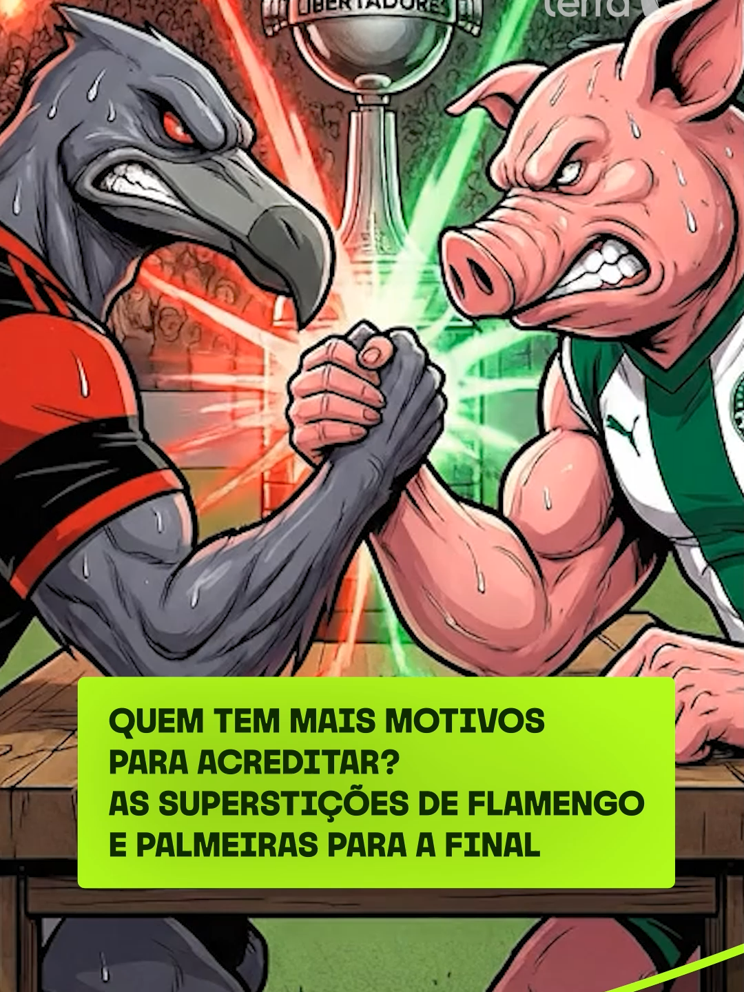 CADA UM COM SEU TALISMÃ! Além de terem os times mais poderosos do continente, Flamengo e Palmeiras também contam com uma série de coincidências e 'superstições' para a final da Libertadores de 2025. Cada uma das duas equipes têm, nas campanhas atuais, pontos parecidos com seus três títulos, tanto de números quanto de fatores curiosos, mas afinal, para qual lado essas 'energias' serão mais fortes? 😅 #terraesportes #libertadores #finallibertadores #flamengo #palmeiras #futebol