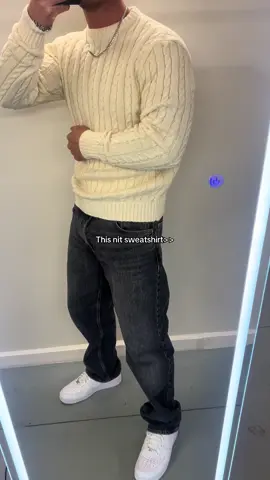 This sweatshirt>> #knitwear #knitsweater #winterfashion #tiktokshop 