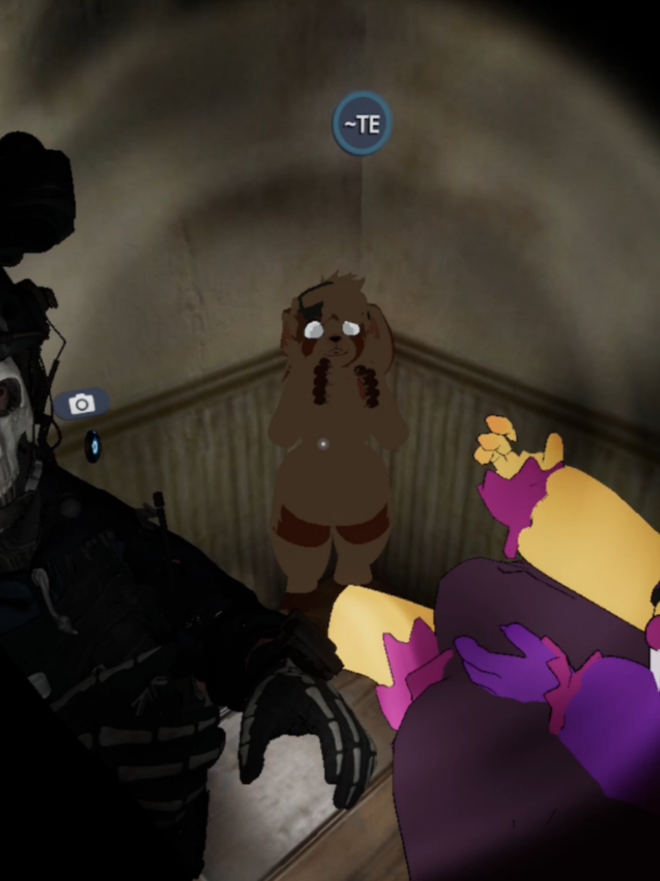 More jumpscares for vr chat age regressor 🤭 #vrchat #jumpscare #trolling #vrchatfunny 