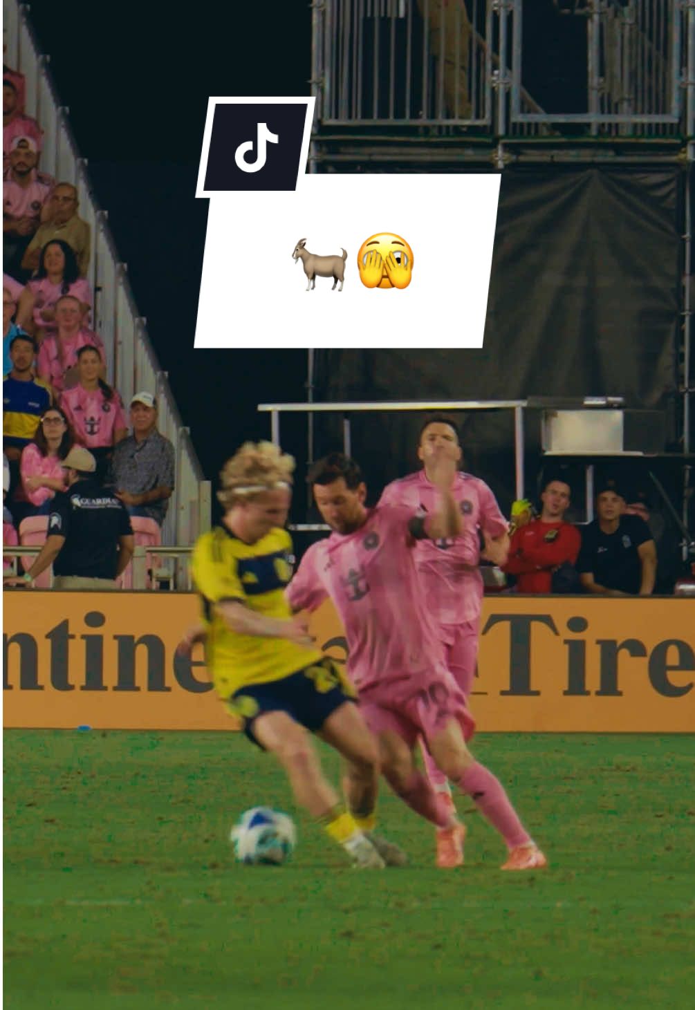 When you get nutmegged twice by the 🐐🫣 #IMCF #InterMiami #InterMiamiCF #Messi #MLS 