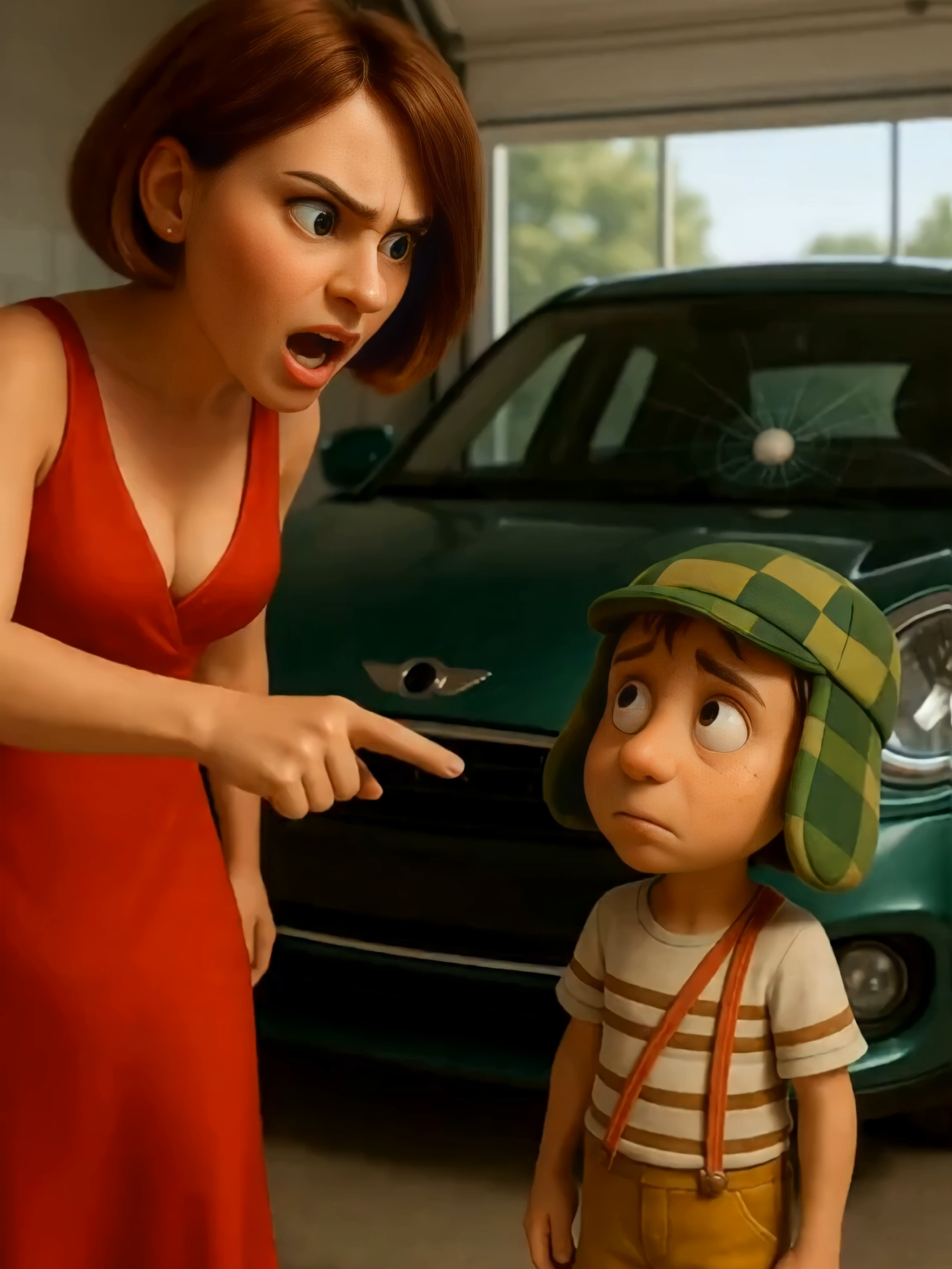 Chavinho foi Expulso de Casa!! #animações #desenhos #seumadruga #chaves #ia