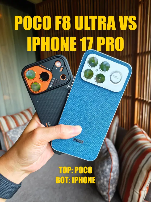 Poco F8 Ultra vs iPhone 17 Pro camera comparison! The F8 Ultra performed really well throughout the day. What do you think?
