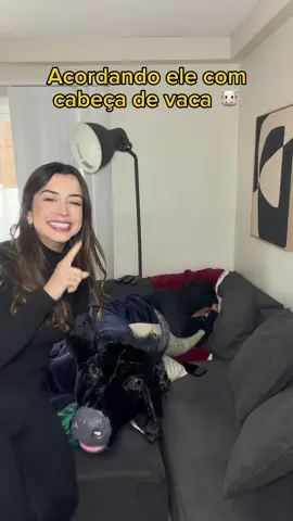 Ele disse que o sonho dele era ter uma fazenda com umas vacas, então dei a ele uma vaca enquanto ele sonhava 🤣🤣 fiz certo?