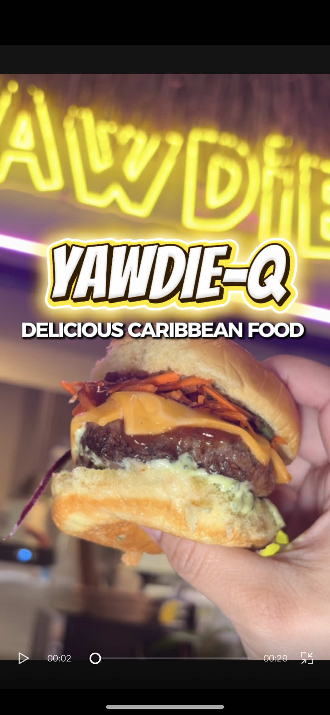 If you’re craving authentic Caribbean food and flavors, look no further! @Yawdie I went because it delivers the best with classics like spicy jerk chicken, crispy fried chicken, and mouth-watering sliders! 🍔🌴 You have to try their incredible slider choices: the Jerk Chicken Cheeseburger, the Coconut Shrimp Burger, or even the Fried Plantain slider! 🤤 P.S. Tried the Jerk Lemonade for the first time and I’m officially obsessed! 🍋🔥 @Mustard Food App  #fyp #foryoupage #viral #caribbean #Foodie 