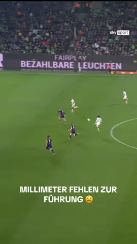 Millimeter fehlen zur Führung 😩 #bmgrbl jetzt live bei Sky!  #dieFohlen   