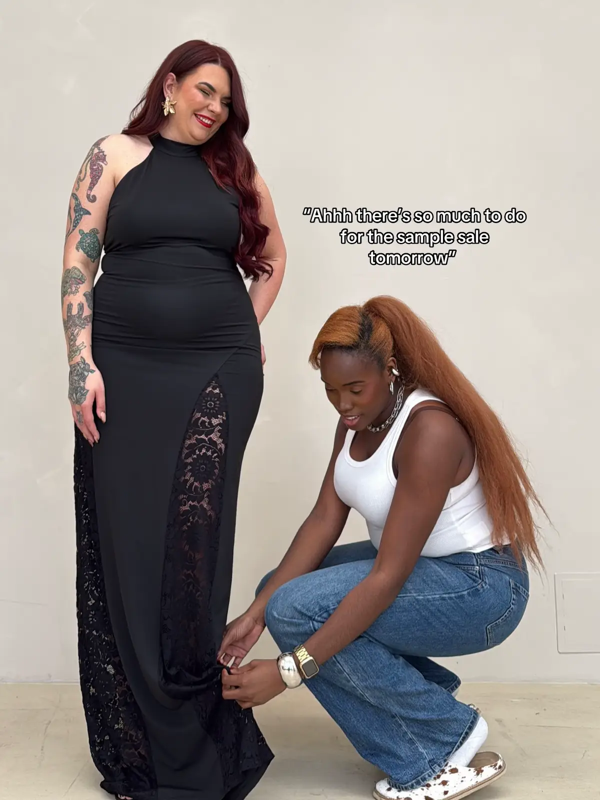 We couldn’t have built this community without all the tall girls that have helped us along the way! Celebrate with us tomorrow  Up to 60% off  11AM-6PM 20 East Road, Old Street, N1 6AD #samplesalelondon #founder #tallgirlbrand #blackfriday #tallwomen 