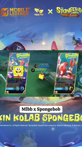 Game play Sponebob ( Cyclop ) #MLBBXSpongeBob #MLBBFriendFest #MLBB #patrick #spongebob 