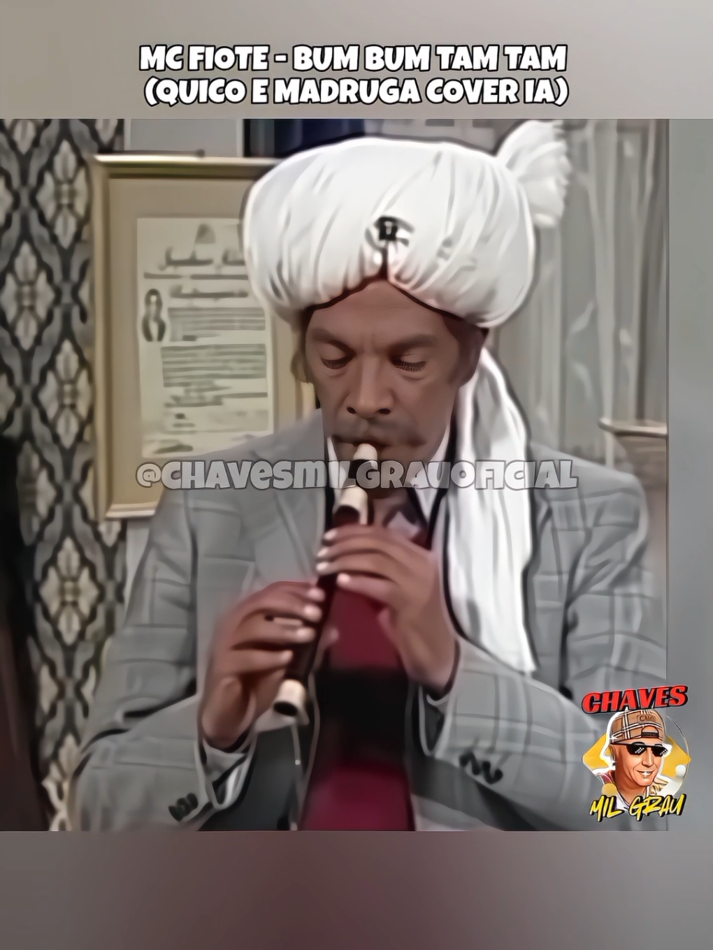 Vai com o bumbum tamtam😎 #chaves #chavodel8 #chavodelocho #chavesmilgrauoficial #bumbumtamtam 