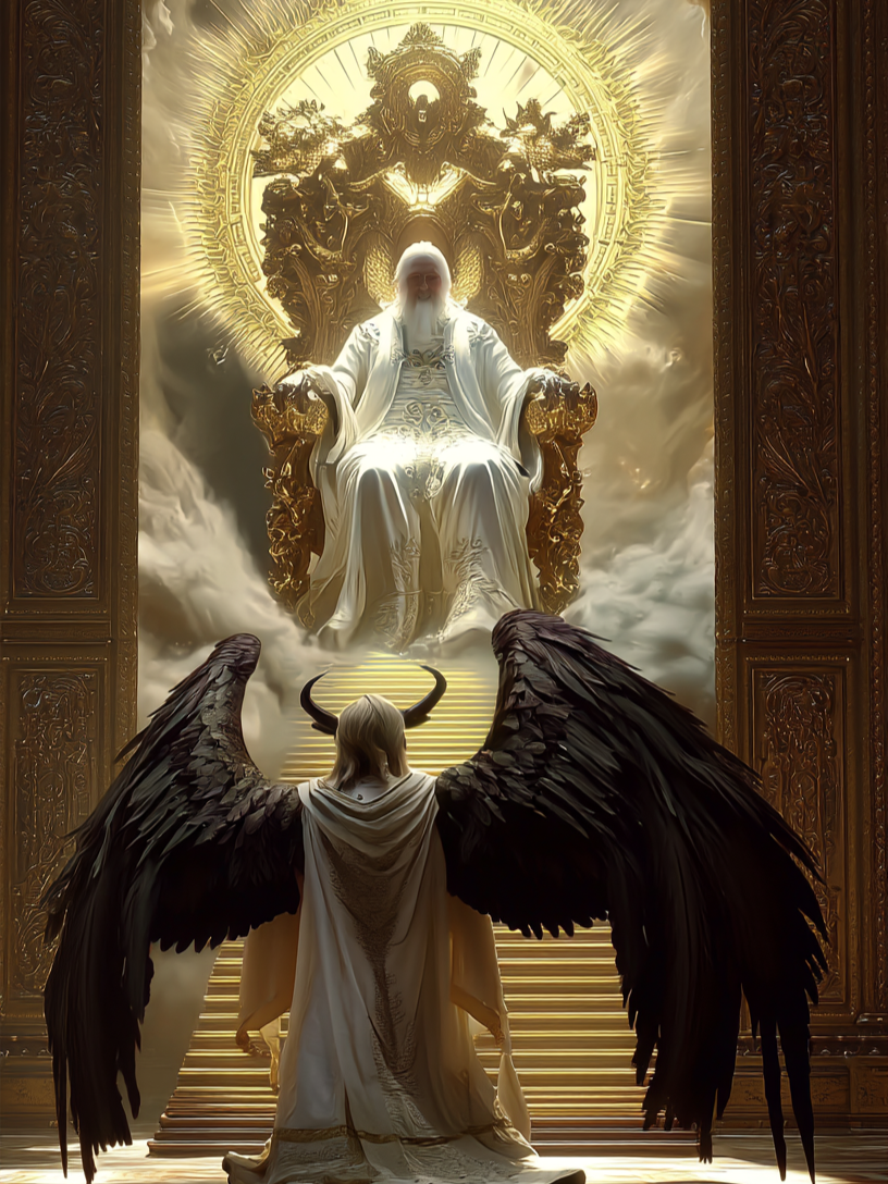 O DIA QUE DEUS E SATANÁS FALARAM FRENTE A FRENTE #DEUS #BIBLIA #HISTORIA