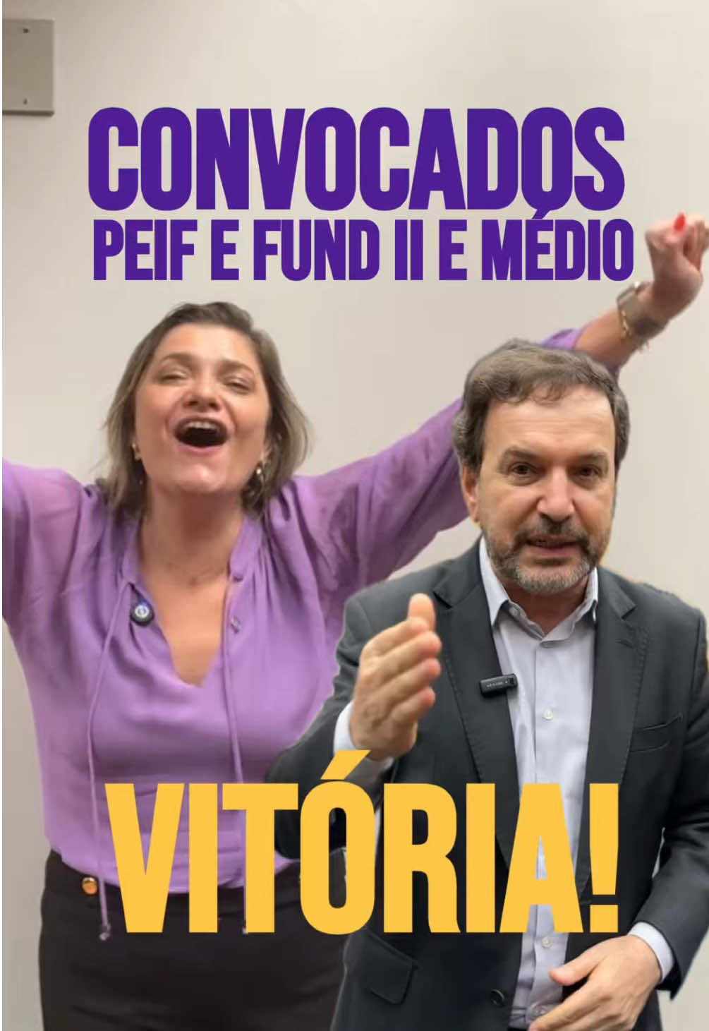 VITÓRIA! PEIF e FUND II e Médio são convocados! Grande notícia para quem luta pela convocação de todos os profissionais da Educação. Após muita pressão do vereador Celso Giannazi, do deputado estadual Carlos Giannazi e da deputada federal professora Luciene Cavalcante, a SME autorizou a convocação dos aprovados nos concursos PEIF e FUND II e Médio.  São 79 Professores de Educação Infantil e Ensino Fundamental I e 134 Professores de Ensino Fundamental II e Médio. Mas isso ainda é insuficiente. Por isso, seguimos na luta pela abertura de novos concursos públicos em todas as áreas. Há um enorme déficit de servidores nas escolas da rede municipal! A nossa luta também é pela convocação dos aprovados nos concursos de ATE e PEI. Em maio, nos reunimos com o secretário adjunto da SME. Após a nossa cobrança, esses dois concursos foram prorrogados por mais um ano. Agora falta a convocação! Por que tanta demora, prefeito Ricardo Nunes? COMPARTILHE! Convoca Já!
