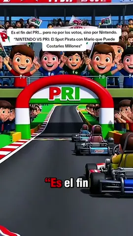 Es el fin del PRI… pero no por los votos, sino por Nintendo. “NINTENDO VS PRI: El Spot Pirata con Mario que Puede Costarles Millones” #nintendo #pri #méxico #noticias #GamerGirl 