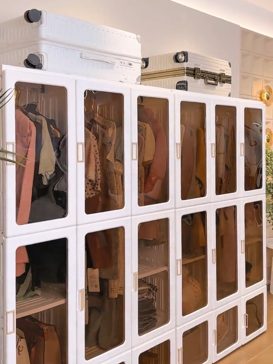 tủ để quần áo túi xách gấp gọn #goctienloi #tuquanaothongminh #tuquanaodep #tuquanao #tuquanaogapgon 