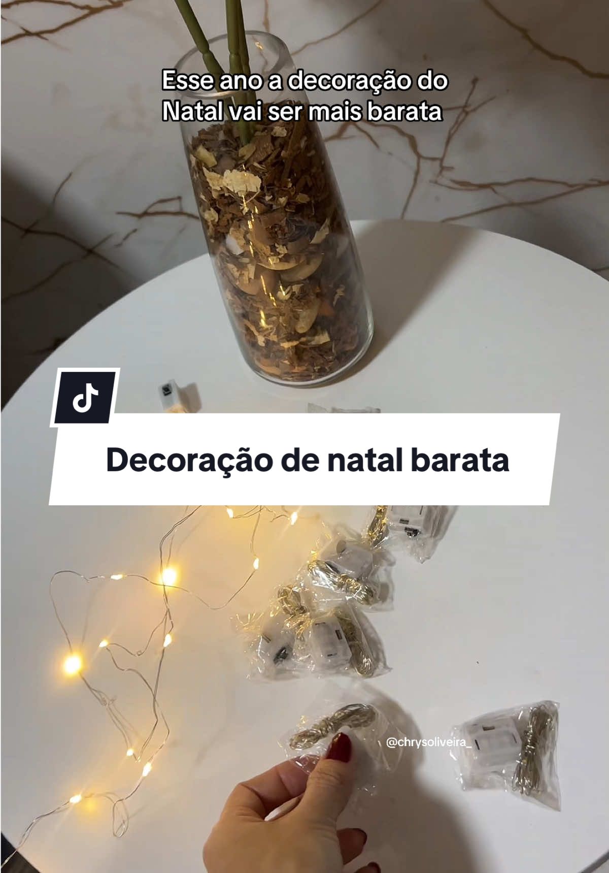 Decoração de Natal mais barata 