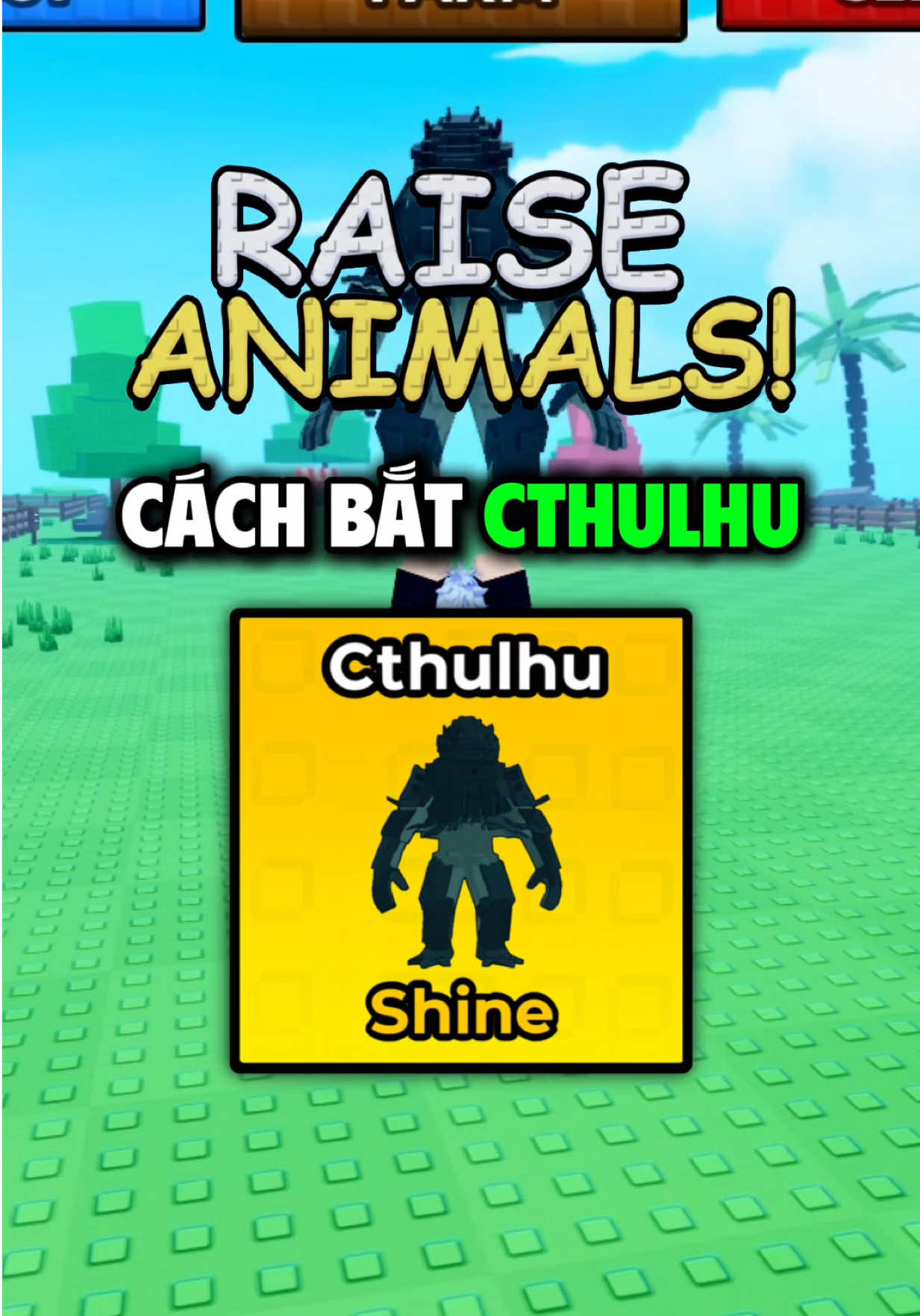CTHULHU Raise Animals Roblox #roblox #raiseanimals #raiseanimalsroblox 
