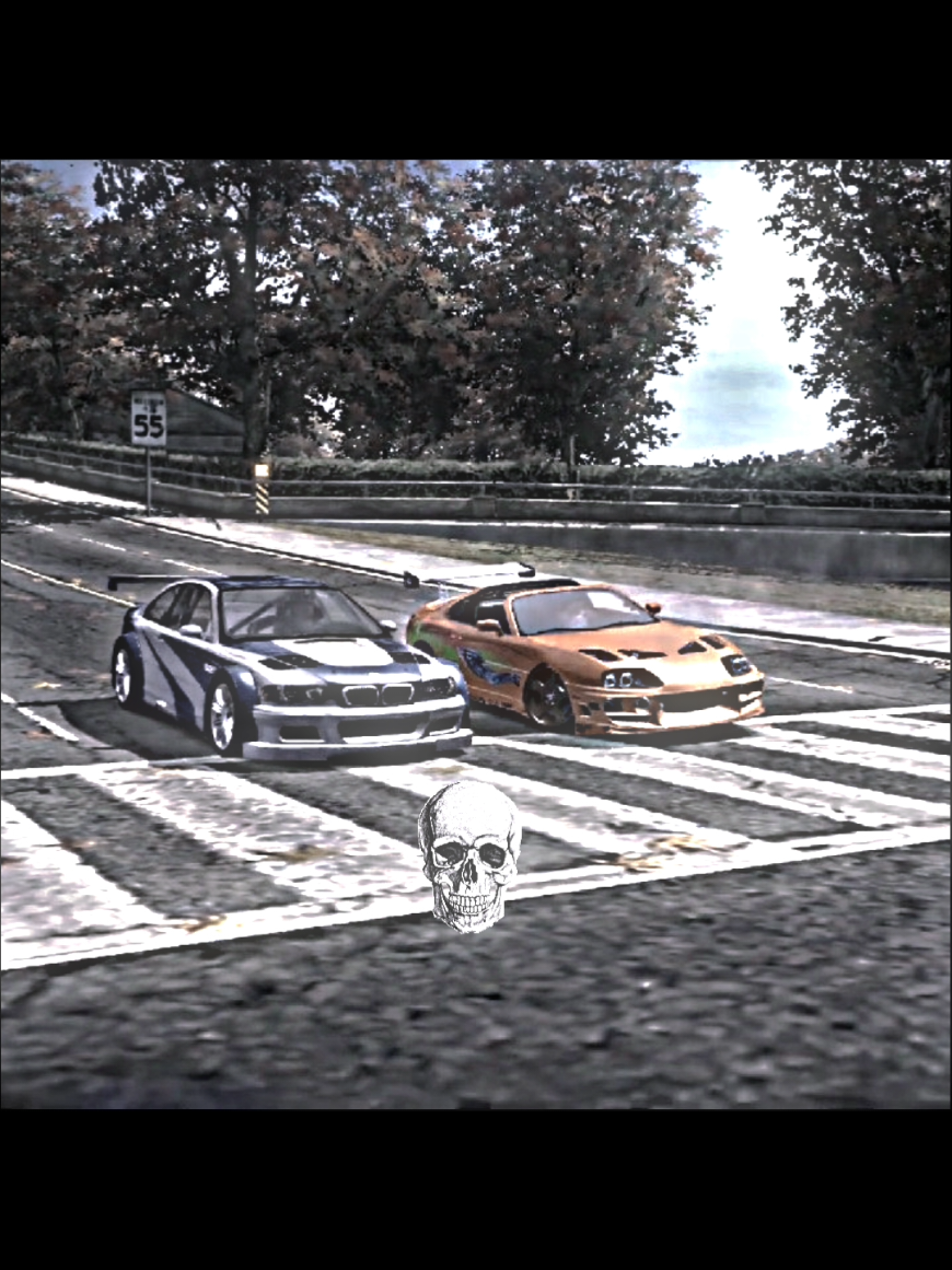 #CapCut Bmw M3 GTR vs Brians Supra (Fast and Furious) #BMWM3GTR #ToyotaSupra #needforspeedmostwanted 