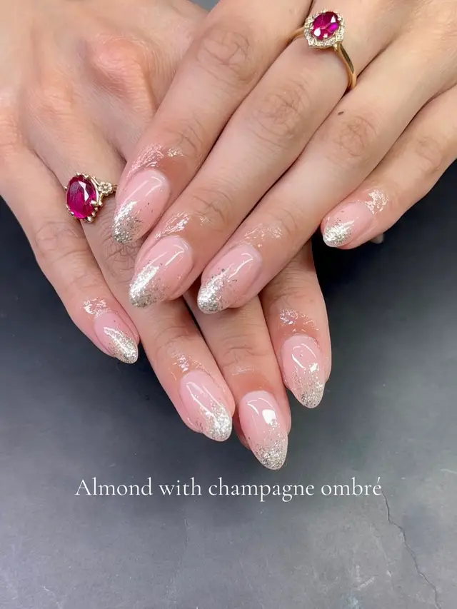 I think I’ve come back around to almond but square was nice too #fyp #foryou #nailsinspo 