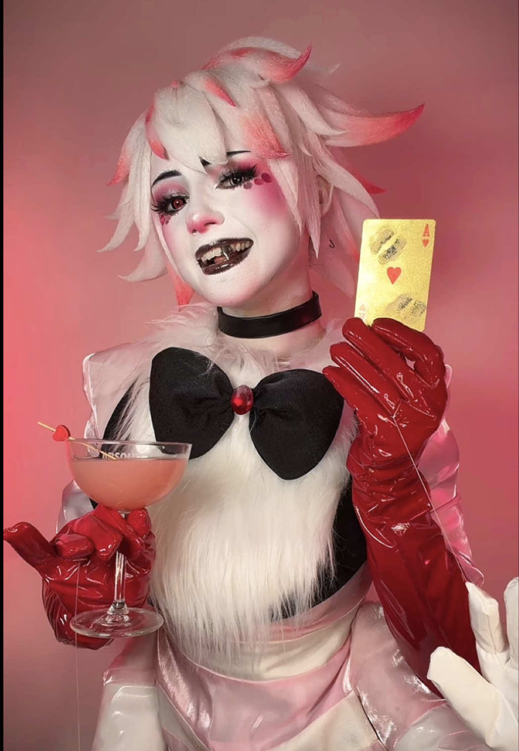 Good luck out there boys! ❤️ Maybe it’s time for me to work on Lady Luck/Angel’s Drag outfit… #hazbin #hazbinhotel #angeldust 