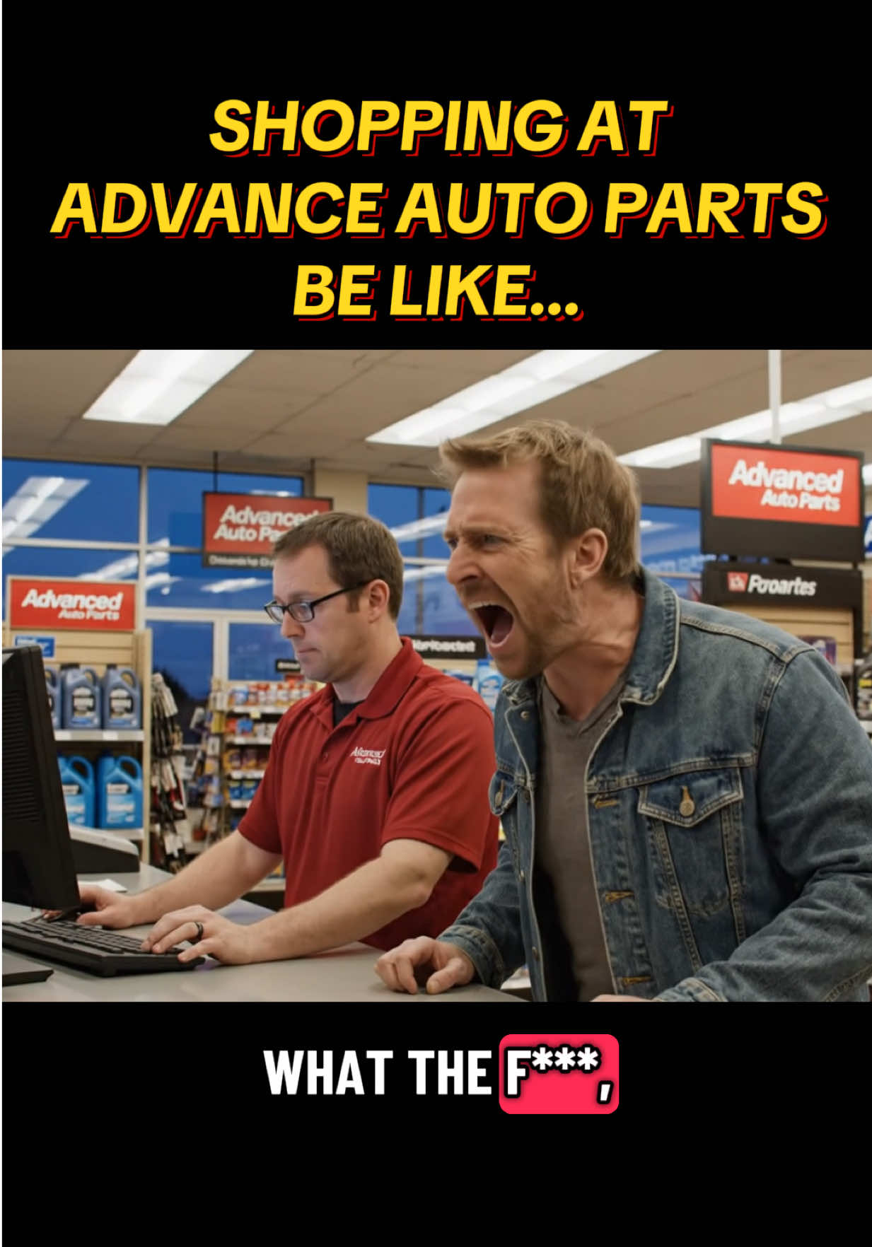 Shopping at Advance Auto Parts be like… #mechanic #carenthusiast #wrench 