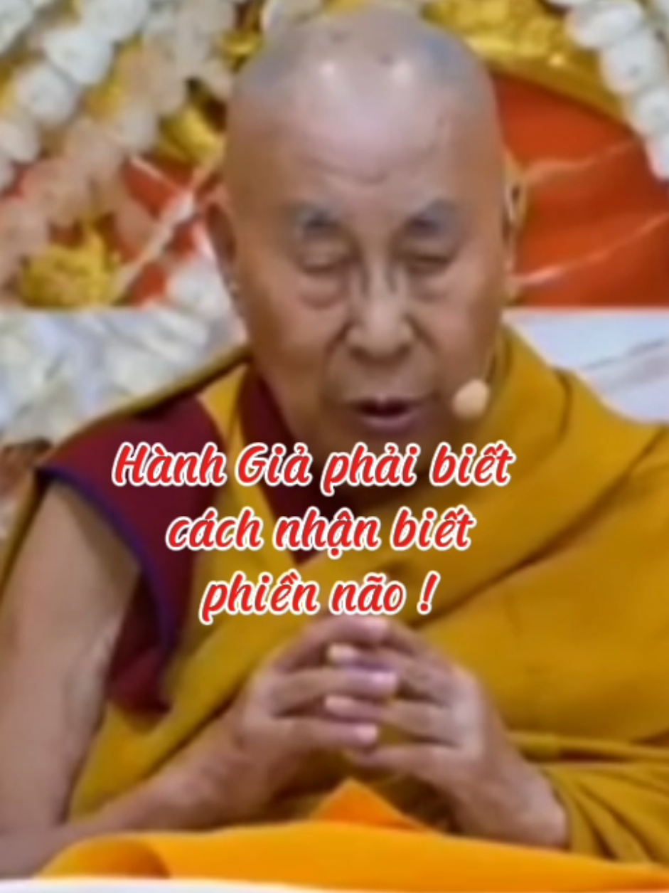 Hành giả phải biết cách nhận biết  phiền não #loiPhatday #DatLaiLatMa #thongdiepcuocsong #nhungcaunoihay #xuhuongtiktok 