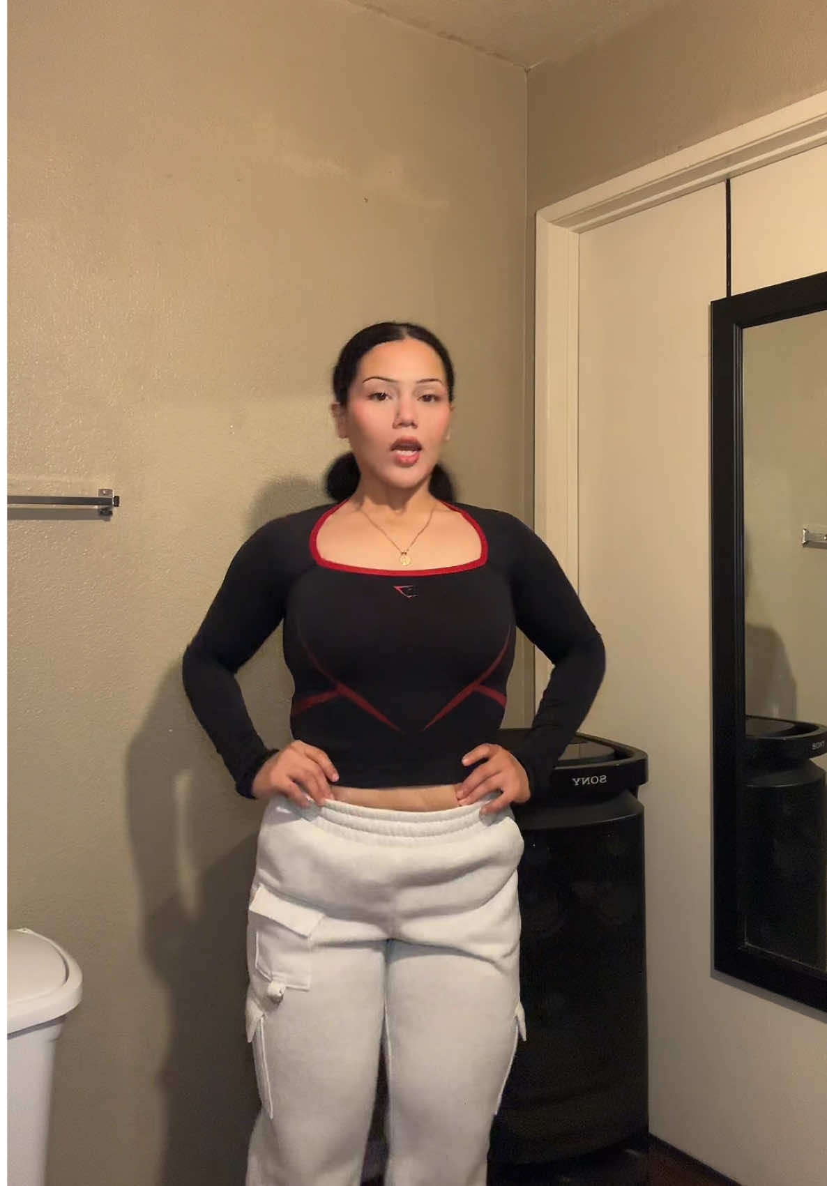 i ate like two pounds of food last night 😛😛  #GymTok #fyp 