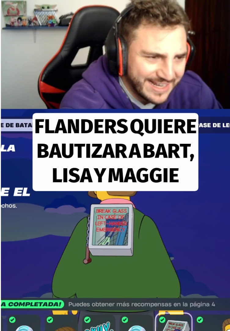 Kit de bautizo de emergencia #lossimpson #fortnite #homerosimpson #easteregg 