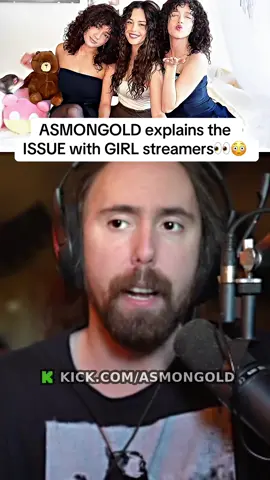 ASMONGOLD explains the ISSUE with GIRL streamers👀😳 #asmongold 
