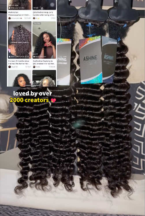 😍🤗POV:114K sold — they can’t all be wrong 😉  The shine, the bounce, the discount — it’s the Ashine Hair moment! #CC#deep curly#StyleandSparkle #TikTokShopBlackFriday#blackgirlhair#ASHINE 