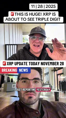 🚨THIS IS HUGE! XRP IS ABOUT TO SEE TRIPLE DIGITS XRP is building serious momentum as liquidity, adoption, and interest continue to grow. If key resistance levels break and real utility volume kicks in, a move to double and even triple-digit prices over time becomes possible. Volatility will be wild, but the long-term setup is getting stronger by the day. Don’t keep your XRP or any of your crypto assets on exchanges — they’re no longer safe after the recent crash. Protect your assets before it’s too late. Move your XRP / crypto assets to a secure wallet and take full control of your crypto. 🔐 DM me for guidance on how to properly secure it using the safest Web3 setup. #XRP  #cryptocurrency  #xrpnews  #xrpupdate  #viralnews 