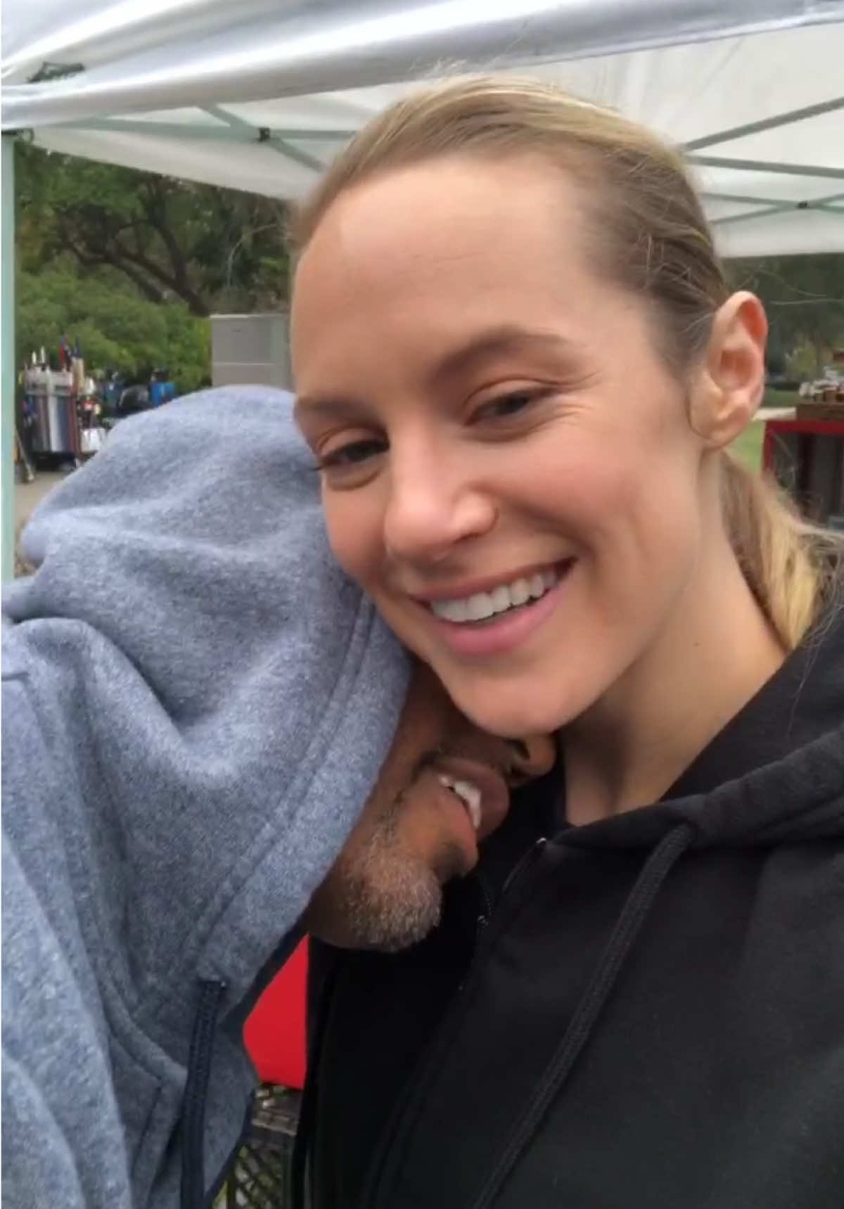 Oh those early call times 😅 But always made better with good company and a shoulder to lean on. ❤️ #Station19 #Throwback 