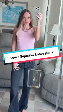 Levi’s Superlow Loose jeans deliver that effortless, relaxed fit with a flattering low rise the perfect everyday denim you’ll never want to take off. #LevisJeans #DenimObsessed #TikTokShopCreatorPicks  #tiktokshopblackFriday  #tiktokshopcybermonday 