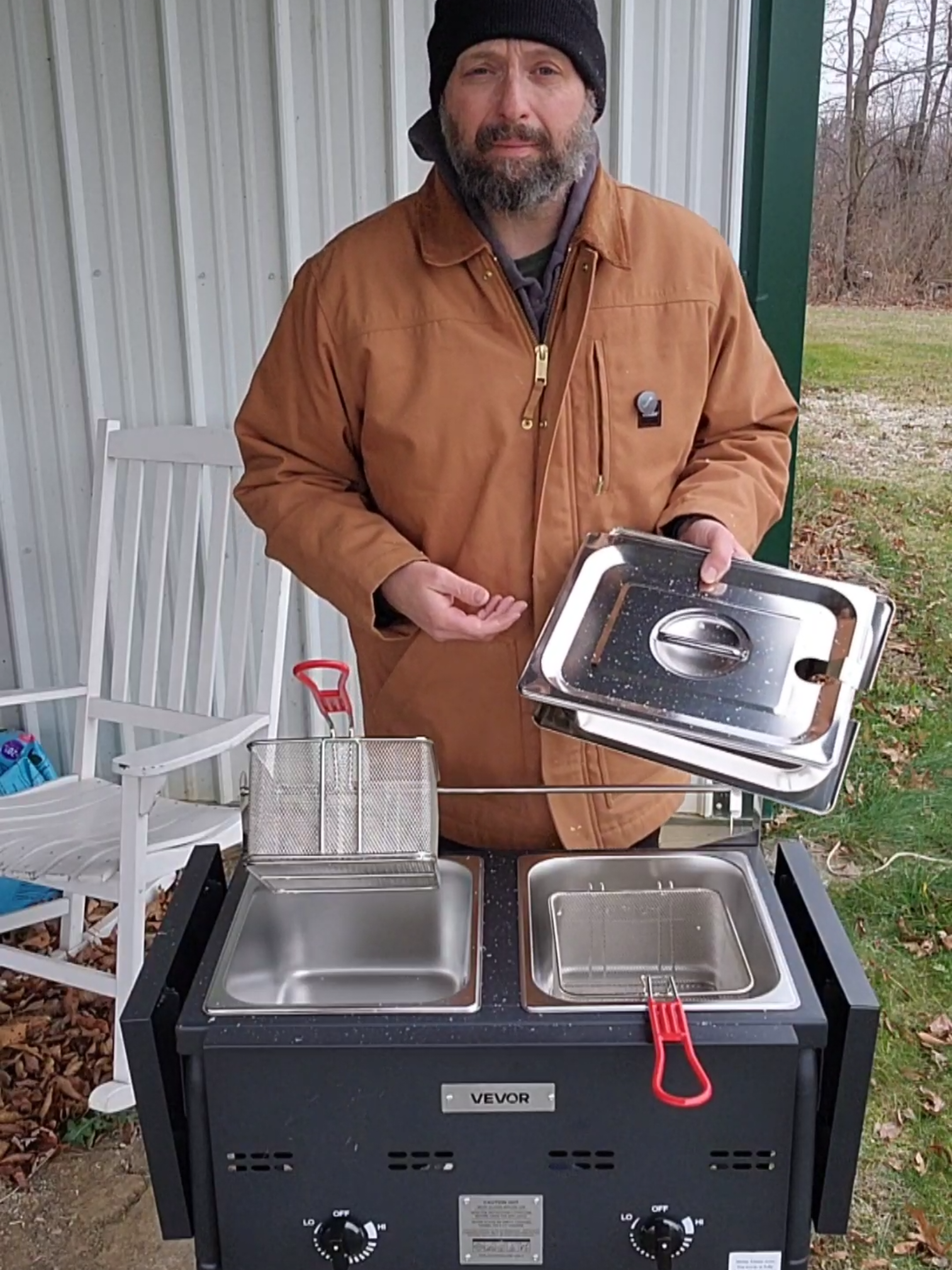 Celebrate a good day on the water with a fish fry using the @Vevor Store US Propane Deep Fryer. #burningriverbushcraft #vevor #blackfriday #blackfridaydeals #deepfry 