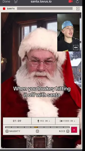 Tavus ai is making me yap to santa  #santa #yapping #ai #howto #tavus 