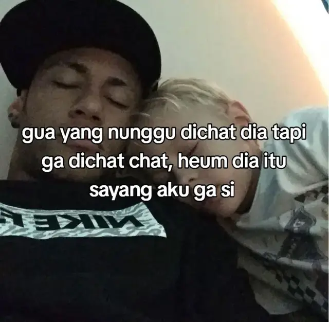 heum kayanya masi tdur dya #katakata #imissyou #ganteng #kemana #4u 