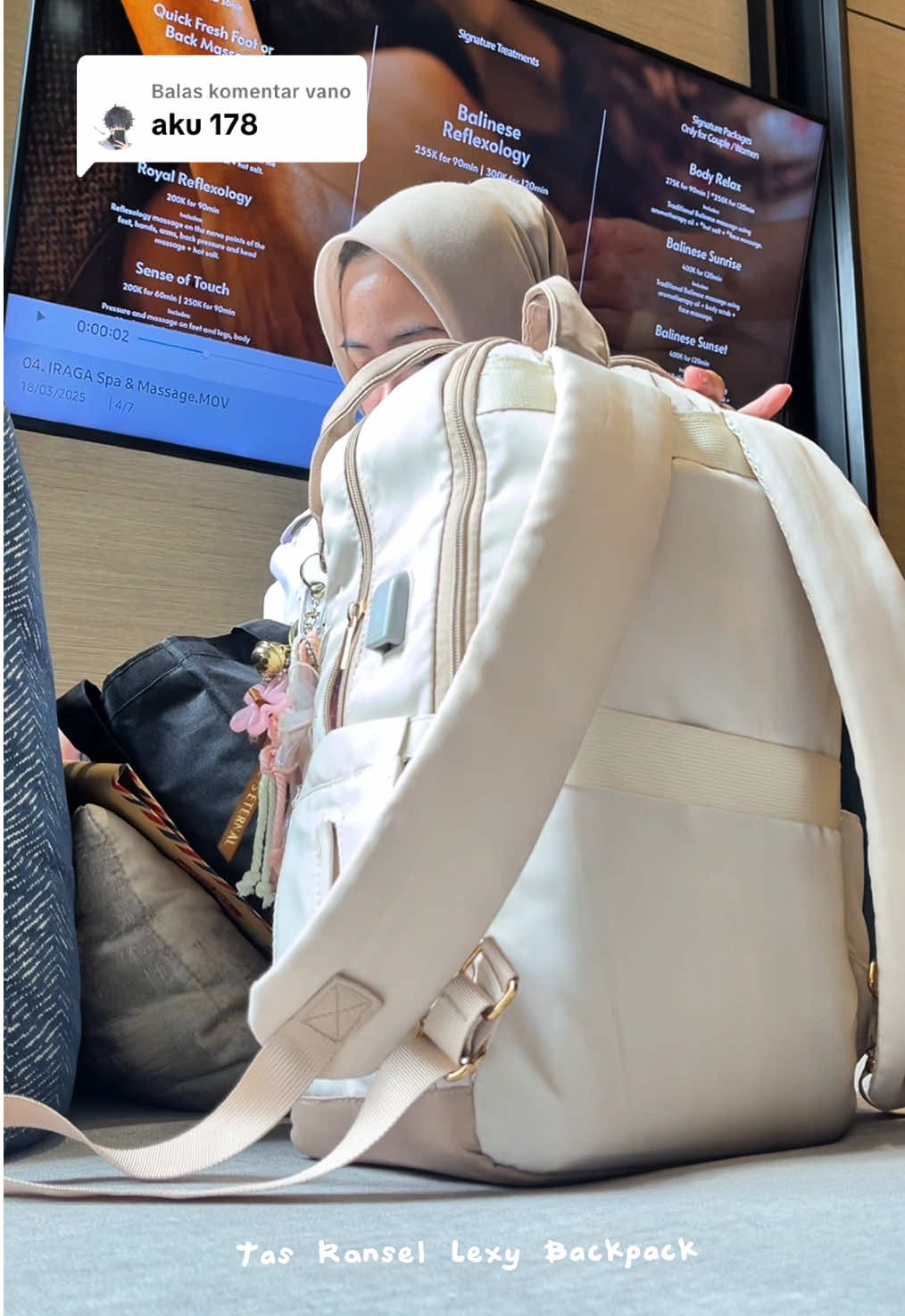 Membalas @vano ada yang masih dapat promo tas ransel elxy ini gaaa? #tas #taswanita #tasransel #backpack #tasmurah 