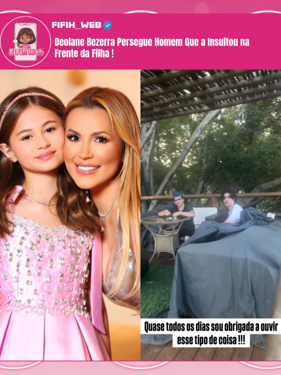 🚨 Deolane Bezerra Persegue Homem Que a Insultou na Frente da Filha !! ​Deolane Bezerra usou as redes sociais para relatar um episódio chocante: um rapaz a xingou na frente de sua filha ao passar de carro na porta de sua casa. O homem alegou que estava bêbado.  Deolane afirmou que, como não é a primeira vez que isso acontece, ela decidiu ir atrás do veículo do agressor. #fyp #deolanebezerra #polemica #mulherdepreso🔓🕊👫💍 #fofocasdosfamosos 