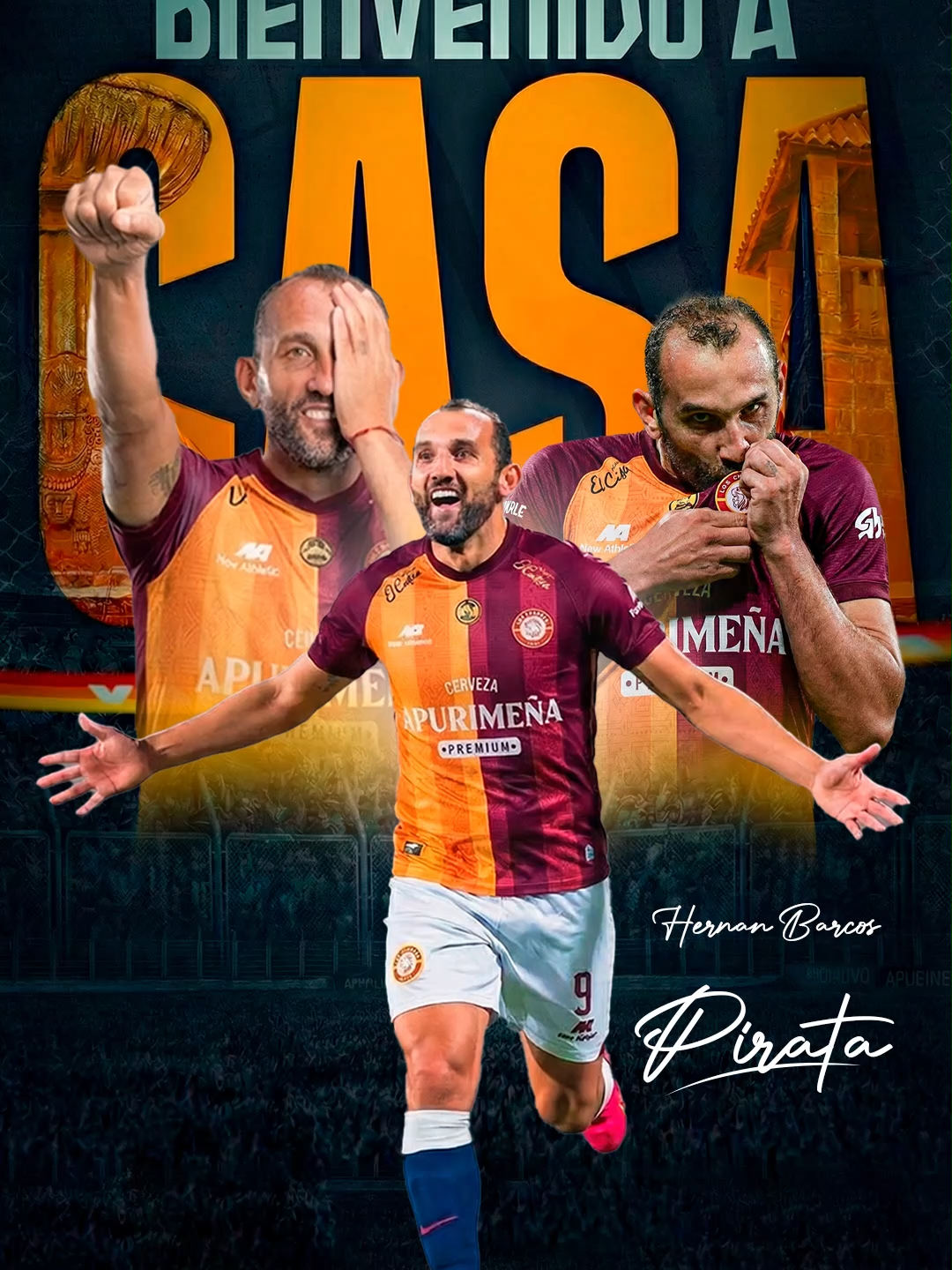 bienvenido a casa el Pirata Hernan Barcos  #hernanbarcos #loschankasdeapurimac #Liga #alianzalimacorazonn💙🇵🇪