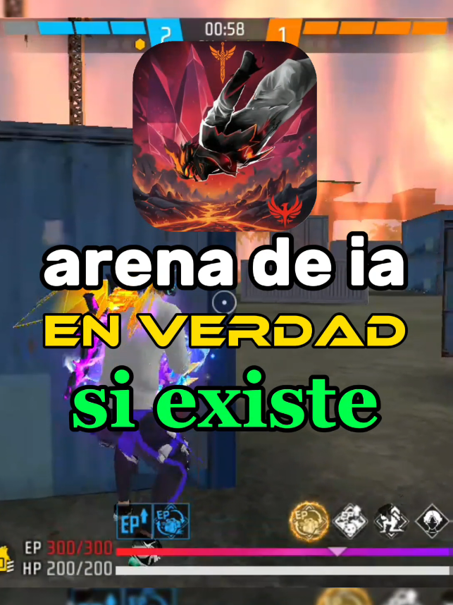 Arena de IA si existe 🗣️🗣️ #freefire #FreeFire #arenadefuego #ia #creatorsearchinsights 