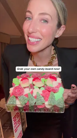 Seasonal, colorful, and delicious — it elevates your table instantly. It’s the easiest way to make your hosting feel extra special.  #RubyBond #Candy #HolidayGiftguide #Gift #ChristmasGift #Holiday #candyboard #candybox 
