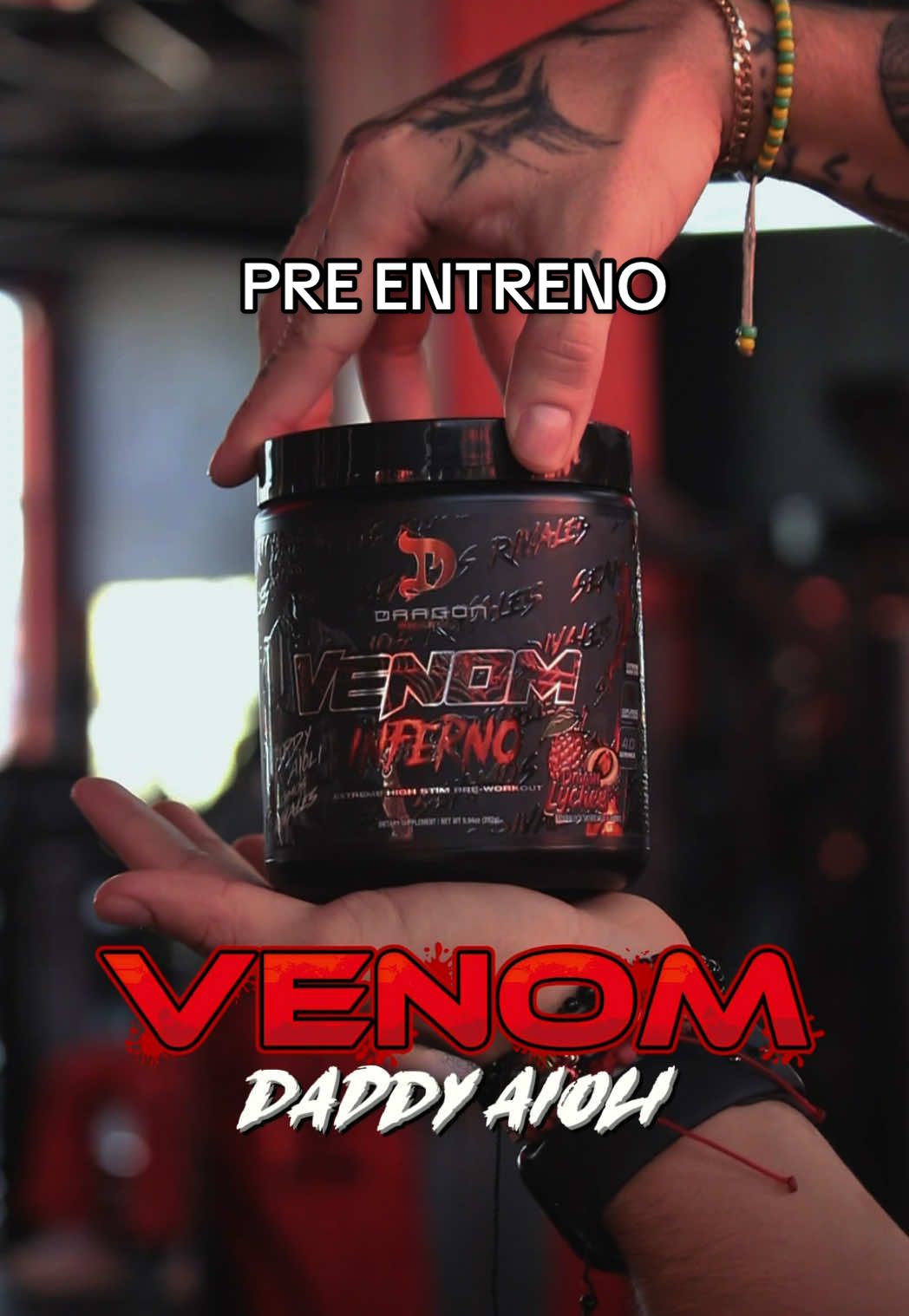 Probamos el pre entreno de Daddy Aioli x Dragon Pharma 🐲 #Gym #Fitness #review #suplementosdeportivos 