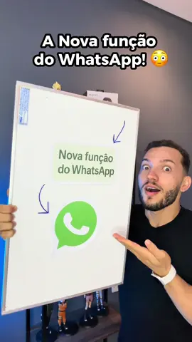 WhatsApp acabou de liberar essa nova função, e aí você já sabia? 😳 #dicas #truques #whatsapp